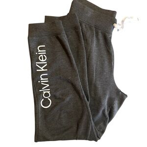 🌈4/$15 🌈 Calvin Klein Women's SINGLE  French Terry Joggers Pants  S drawstring